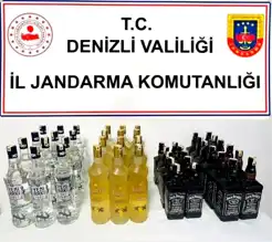 Denizli Buldan'da Kaçak Alkol Operasyonu