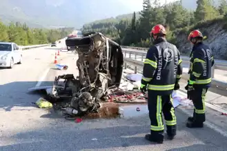 Denizli'de Trafik Kazası: 2 Yaralı