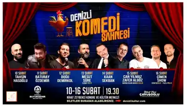 Denizli'de Komedi Şöleni: 10-16 Şubat!