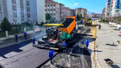 Denizli Osmangazi Caddesi'nde Yeni Asfalt!