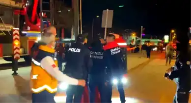Denizli'de Rezidansta Yangın: Mahsur Kalanlar Kurtarıldı