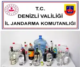Denizli'de Sahte Alkol Baskını!