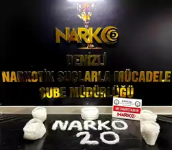 Denizli'de 5 Kilo Metamfetamin Operasyonu