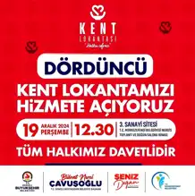 Denizli'ye Yeni Kent Lokantası!