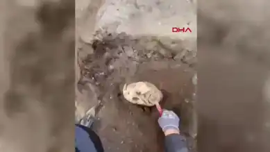 Antik Kentte Heykelin Baş Parçası Bulundu