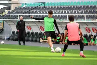 Lig Maçına Hazırlık Antrenmanı