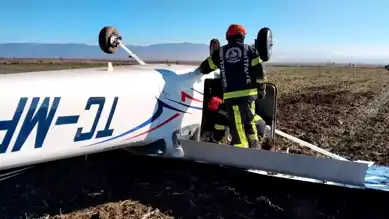 ERAH Eğitim Uçağı Zorunlu İniş Yaptı