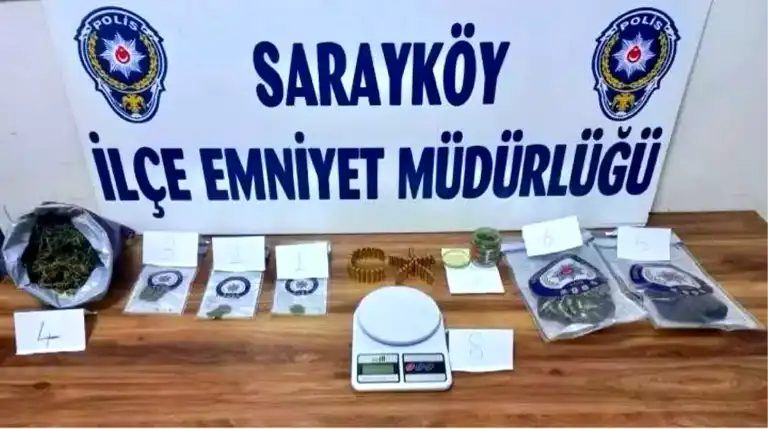 Denizli'de Uyuşturucu Operasyonu: Zehir Tacirinden 311 Gram Esrar