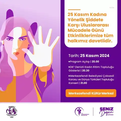 Belediyeden Kadına Şiddete Karşı Konser