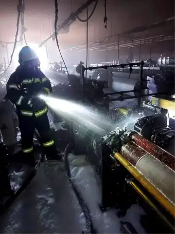 Pamukkale Tekstil Atölyesinde Yangın! Büyük Maddi Zarar