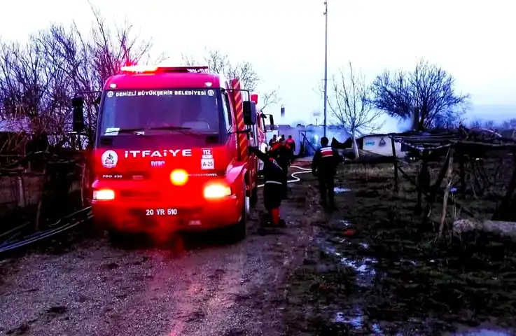 Tavas'ta Bağ Evi Yangını: 55 Yaşında Kadın Öldü